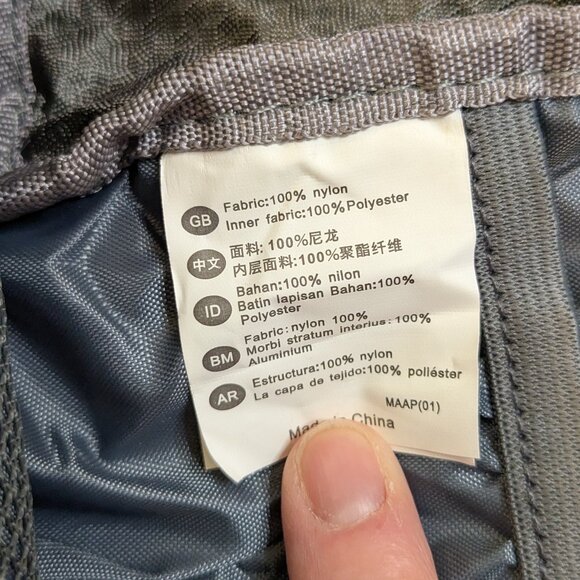 WATERFLY Crossbody Sling Backpack Gray - Picture 6 of 10